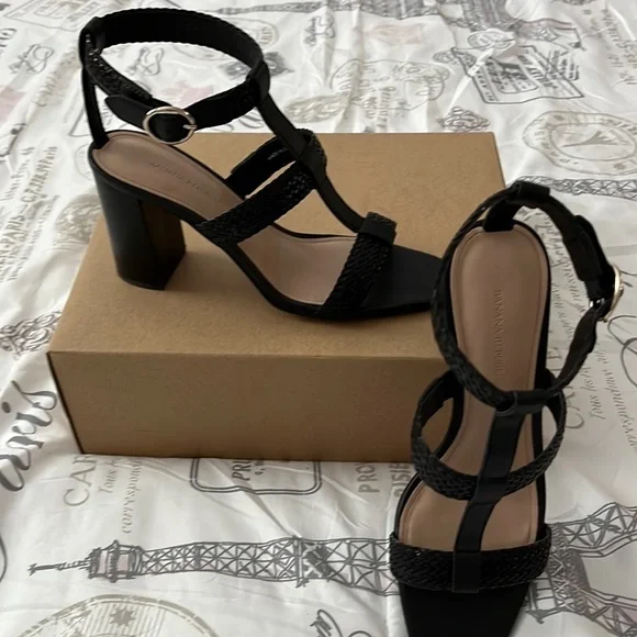 Banana Republic Shoes Banana Republic Strap High Bock Heel